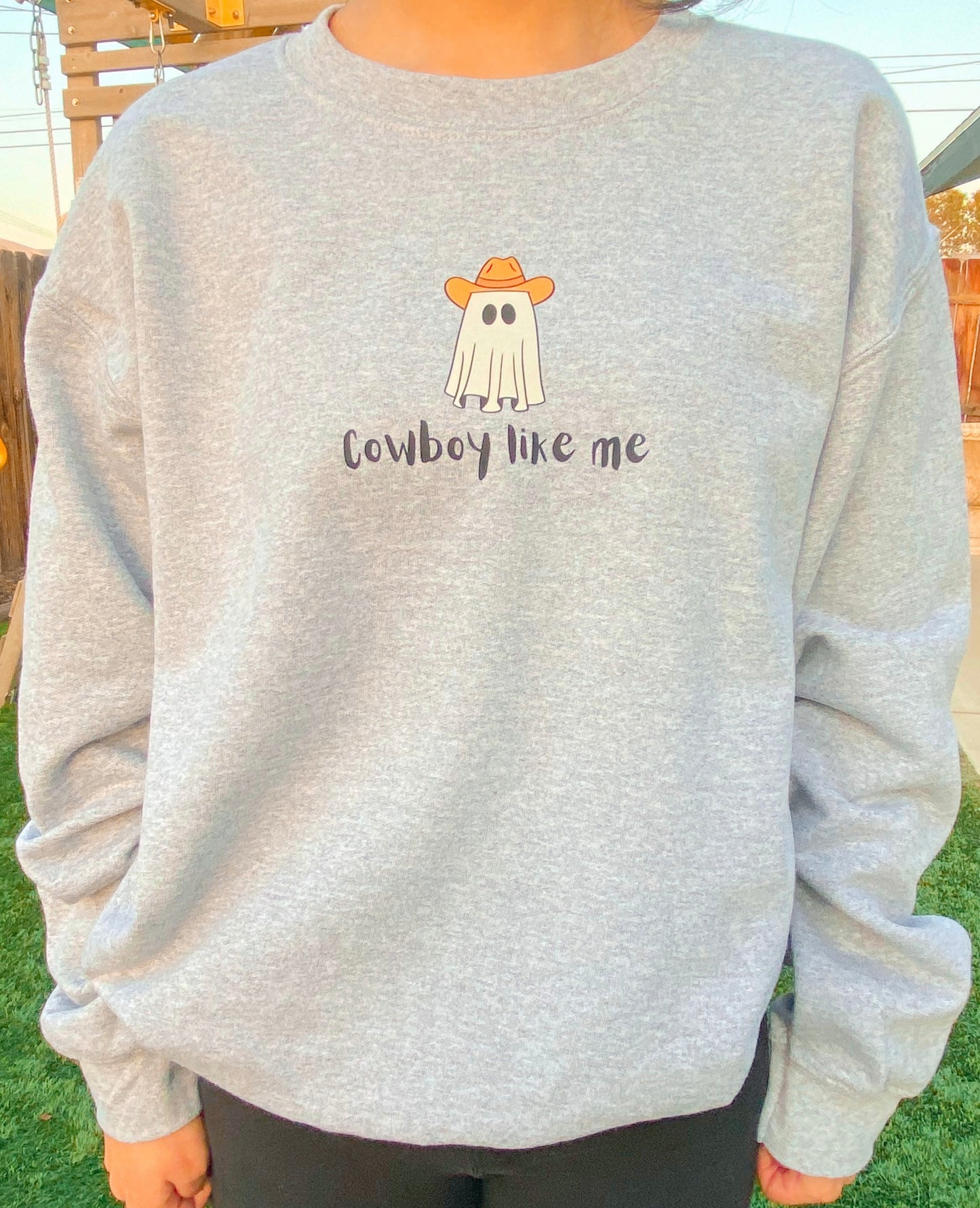 Ghost Cowboy Crewneck