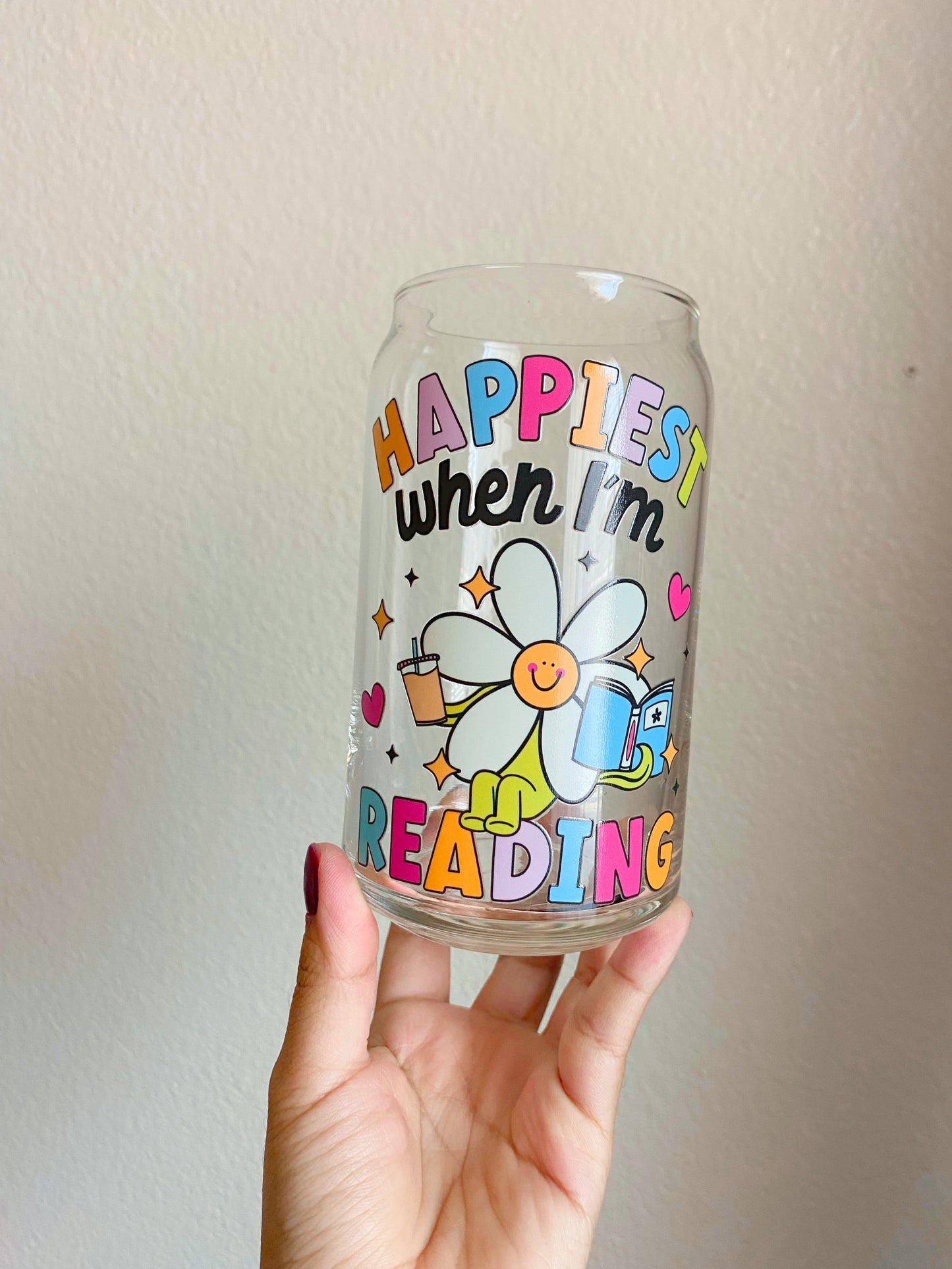 Happiest When Reading Cup