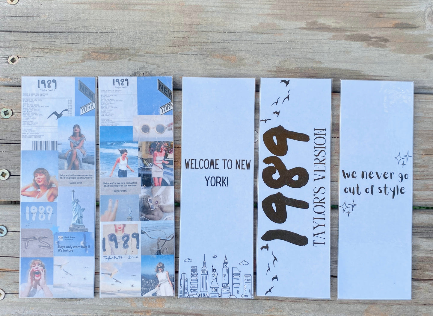 Eras Inspired Bookmarks