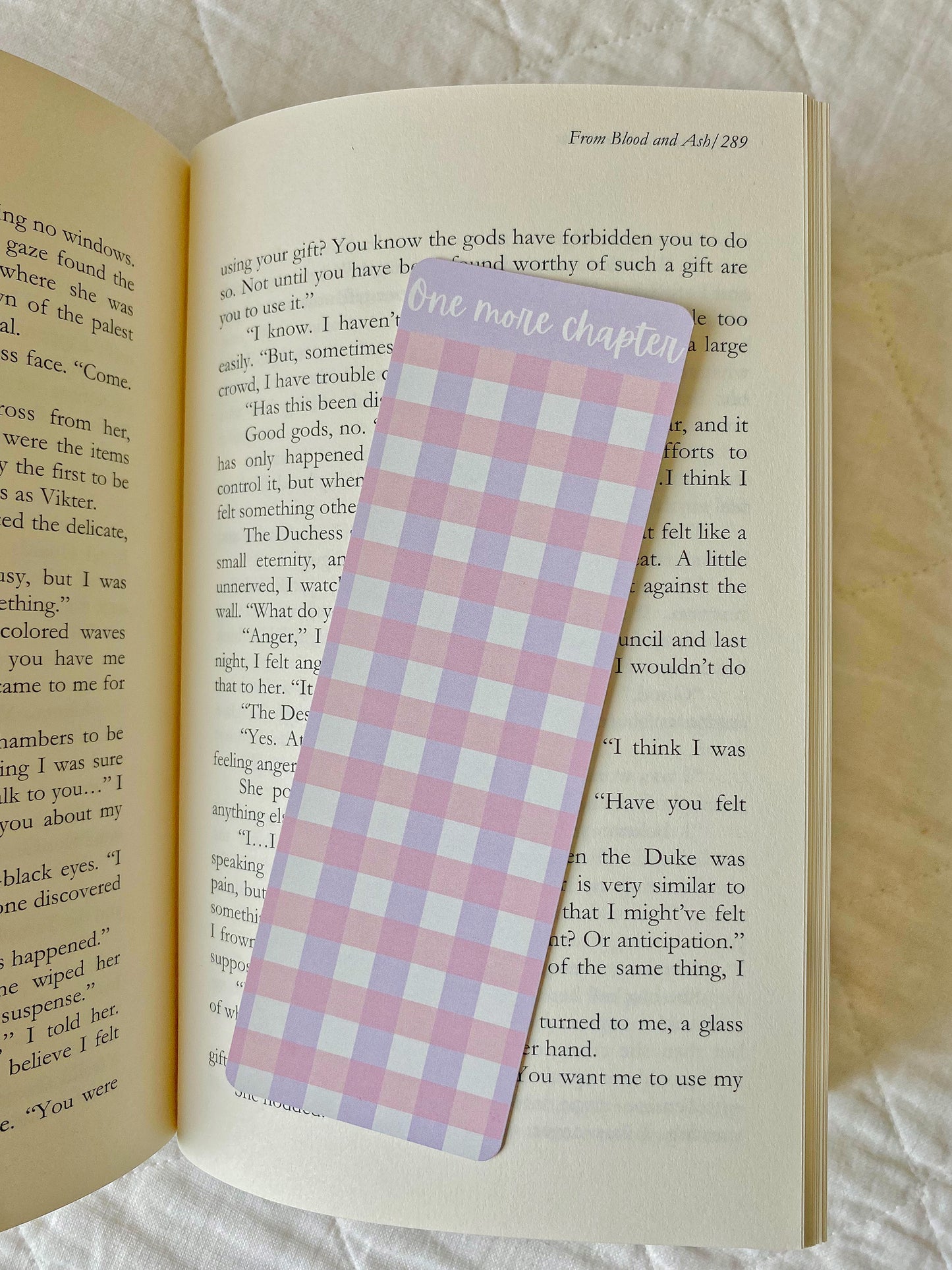 One More Chapter Bookmark