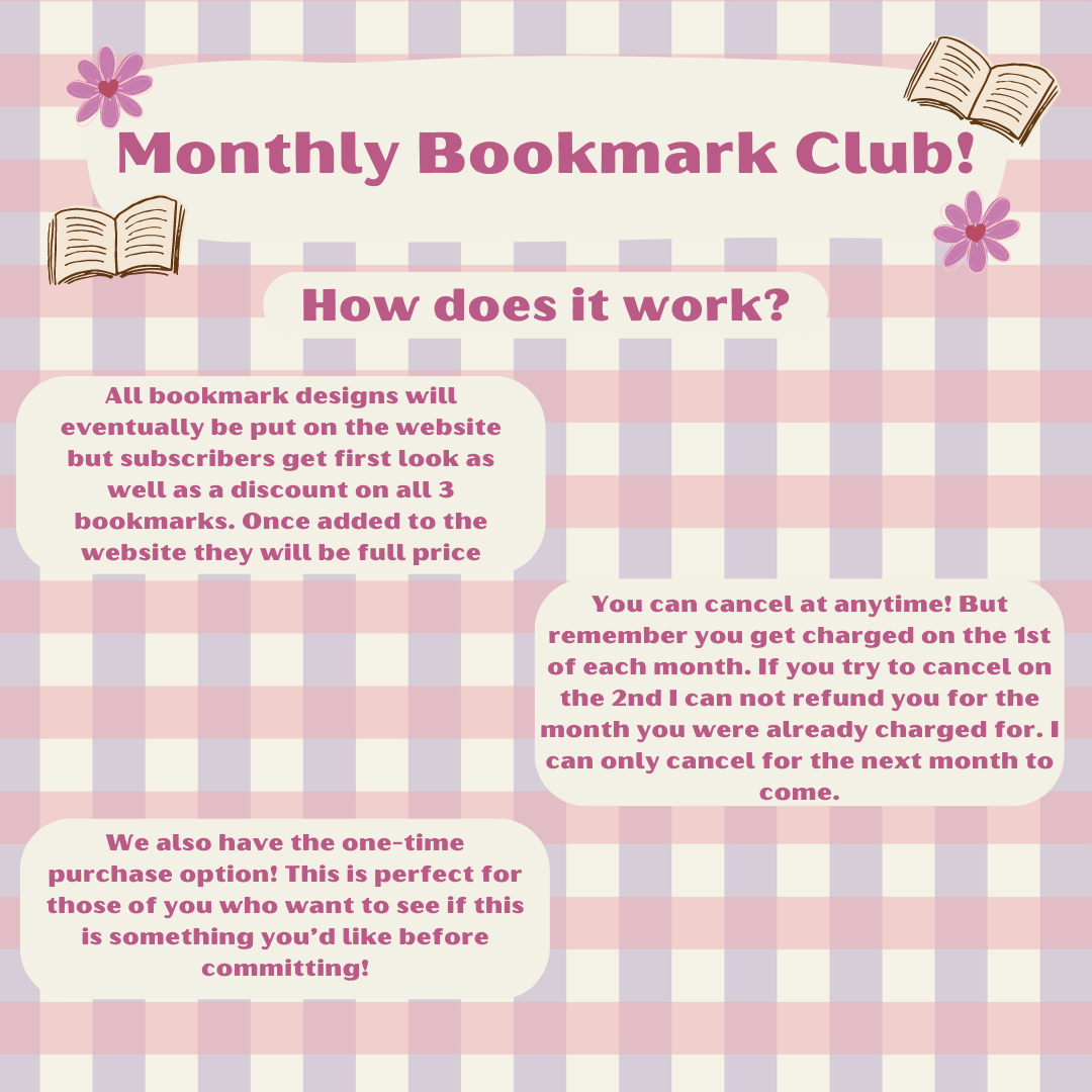 Monthly Bookmark Club