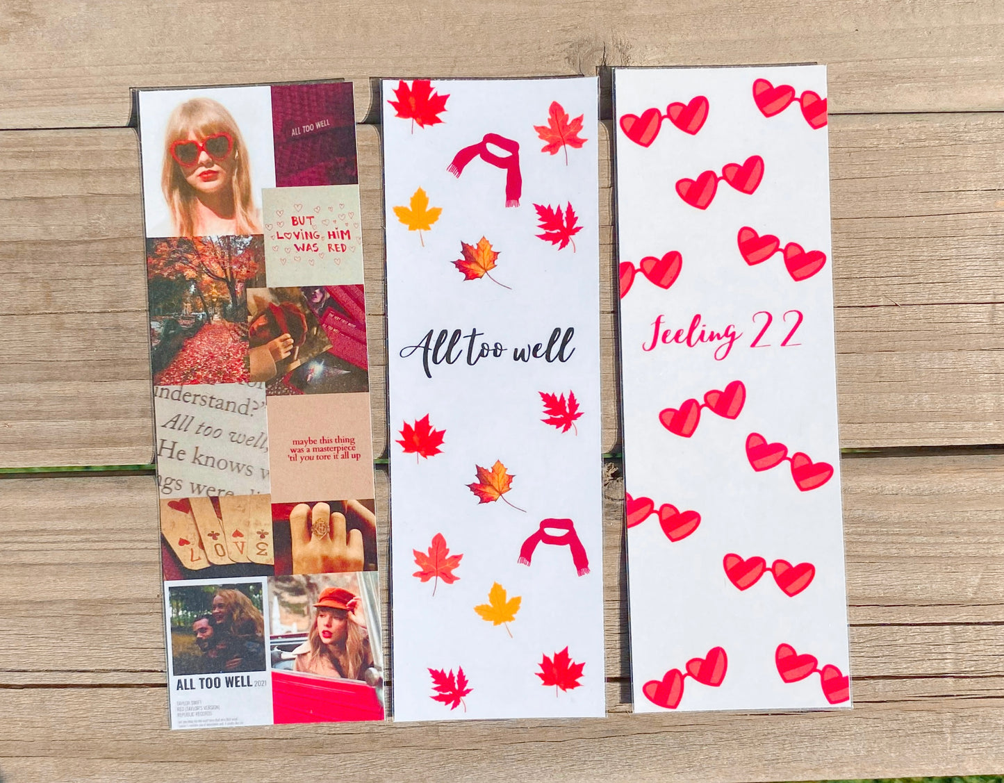 Eras Inspired Bookmarks