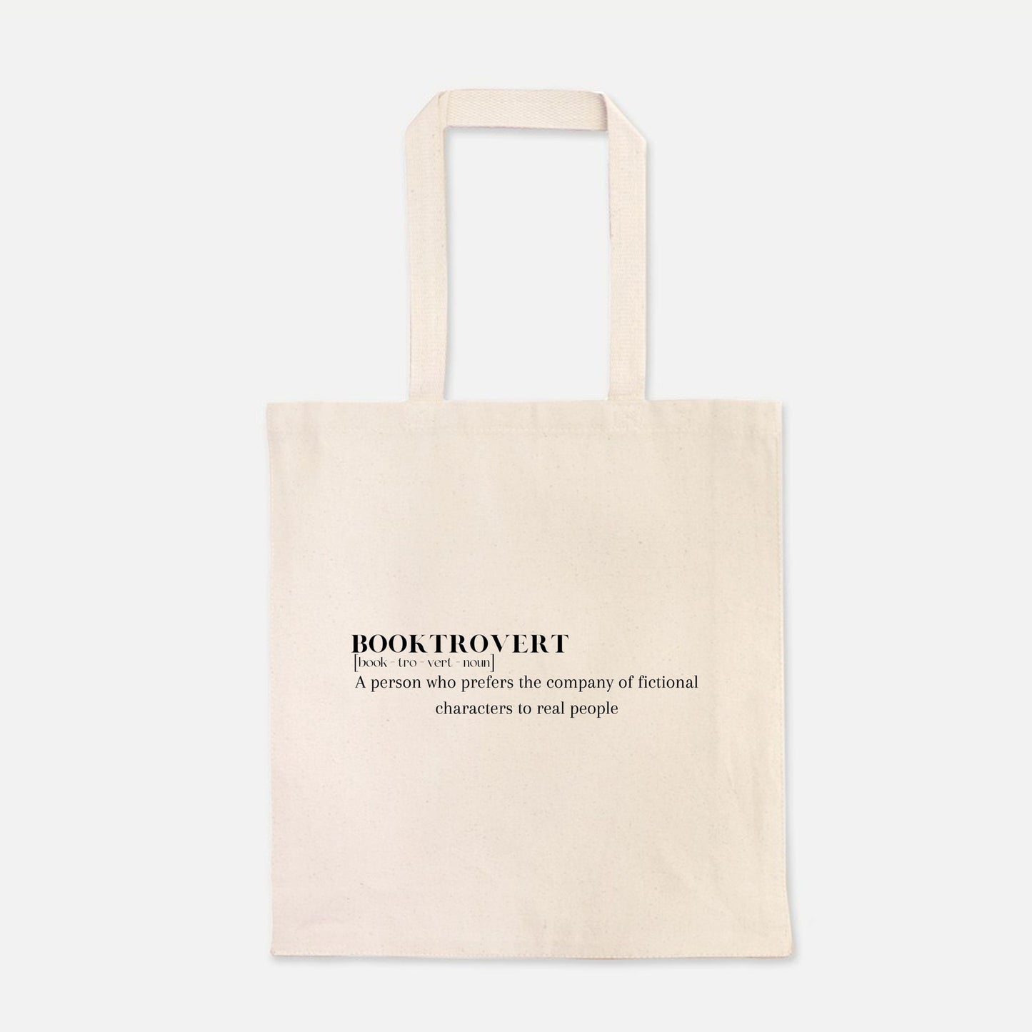 Booktrovert tote bag