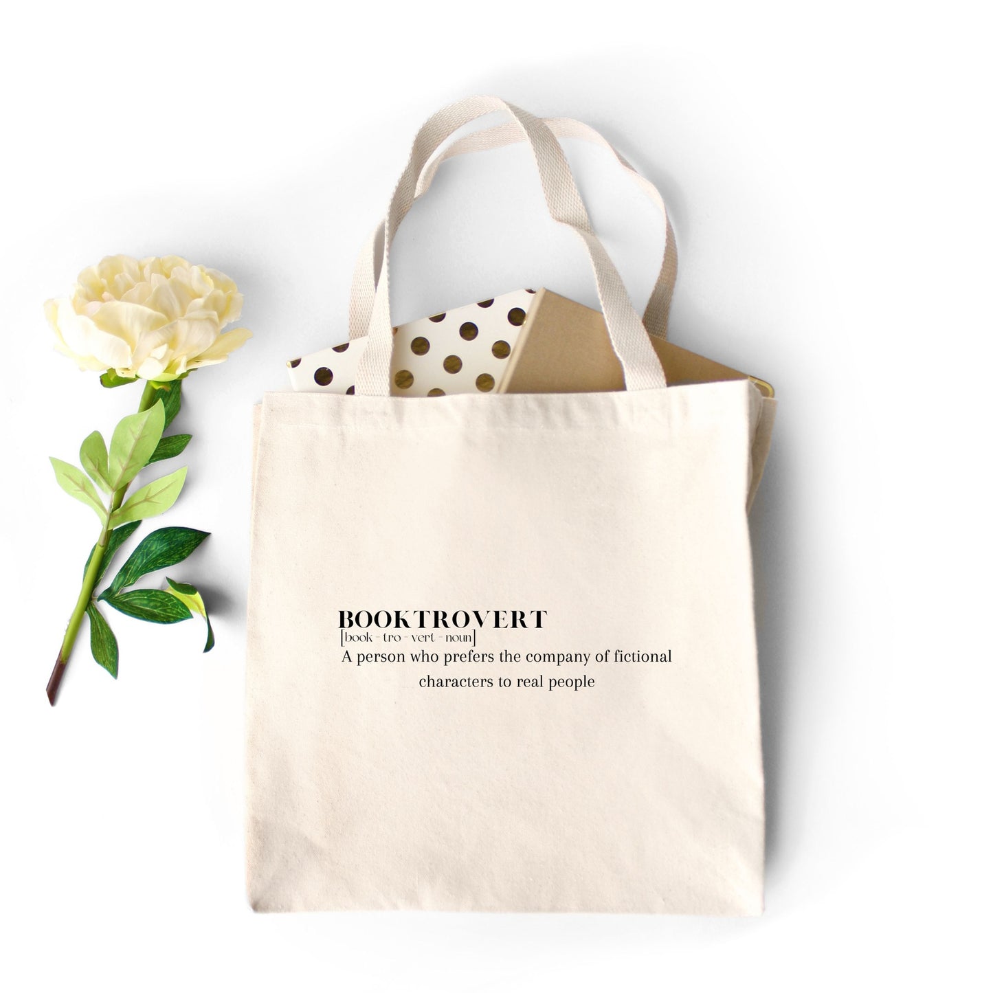 Booktrovert tote bag